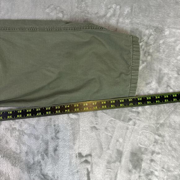 Vintage Y2K Hurley Green Military Fatigue Baggy Skater Cargo Pants Size 36/34 - Picture 6 of 8